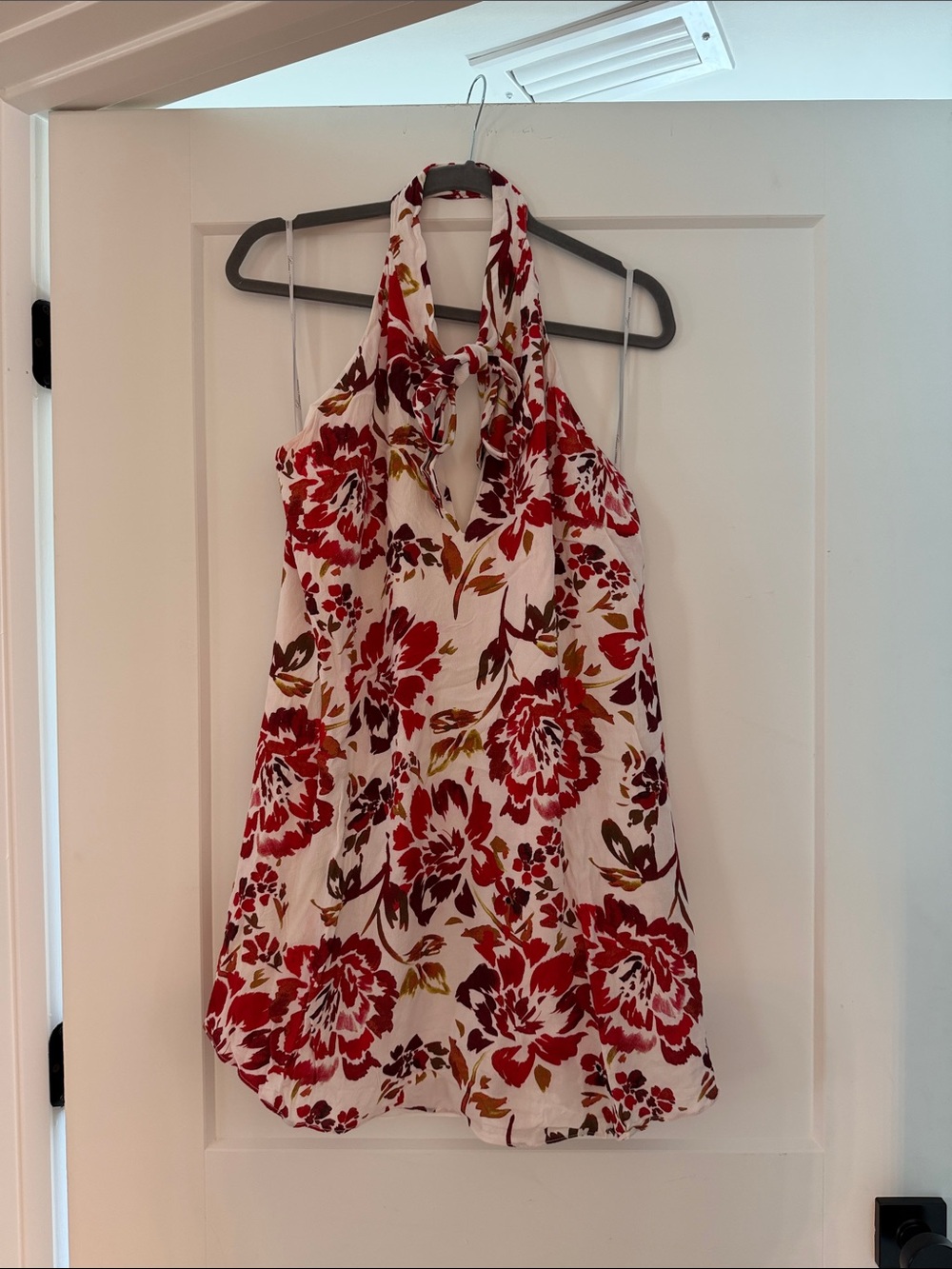Lovers + Friends Women’s Red Floral Halter Dress